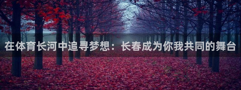 3377体育官网下载：在体育长河中追寻梦想：长春成为你我共同的舞台